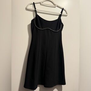 Princess Polly black rhinestone dress